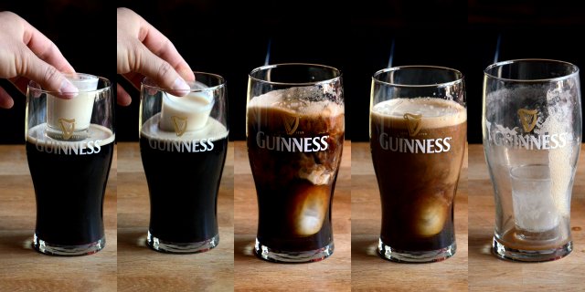 коктейль ирландская глубинная бомба фото