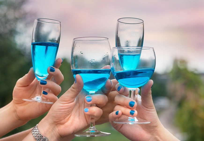 Синие Вино Фото