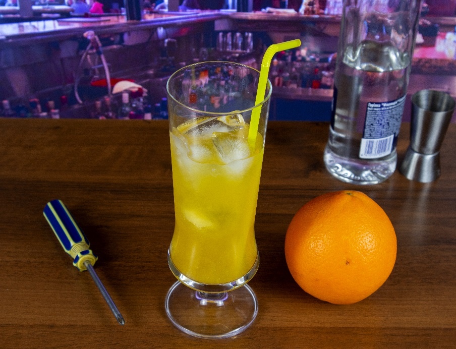 фото коктейля Отвёртка - водка с апельсиновым соком