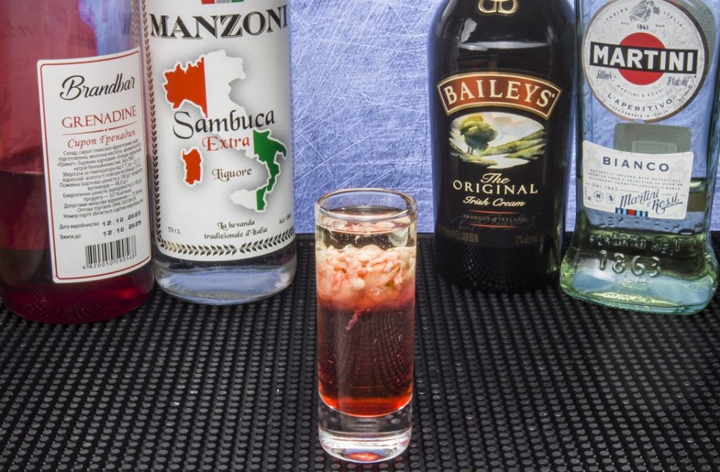 Коктейль Опухоль мозга (Brain tumor): состав и рецепт шота