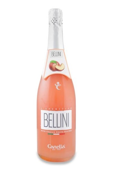 фото коктейля Беллини в бутылке