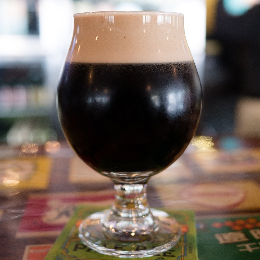 фото коктейля с тёмным пивом