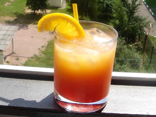 фото коктейля Гарибальди - кампари с апельсиновым соком