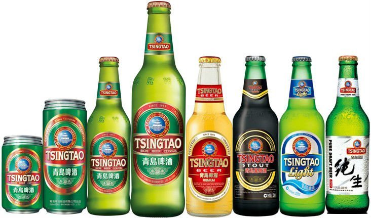 фото китайского пива Tsingtao