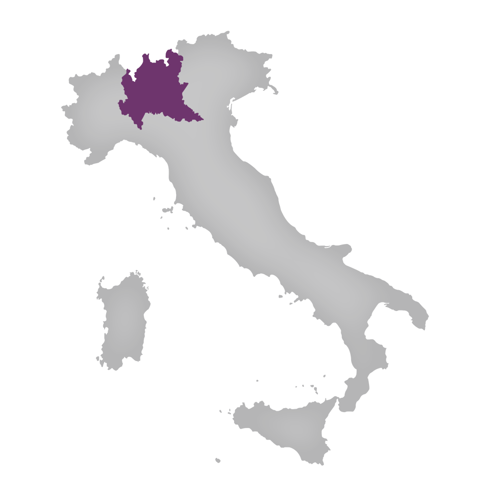 фото региона Ломбардия на карте Италии