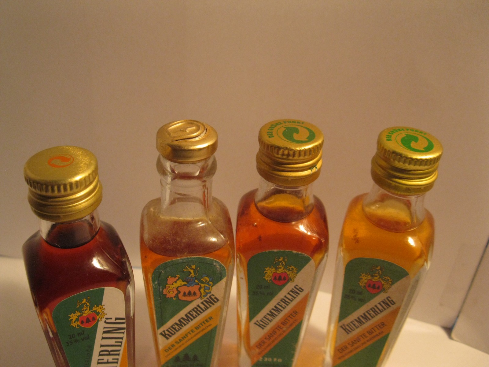 фото старых бутылок Кюммерлинга