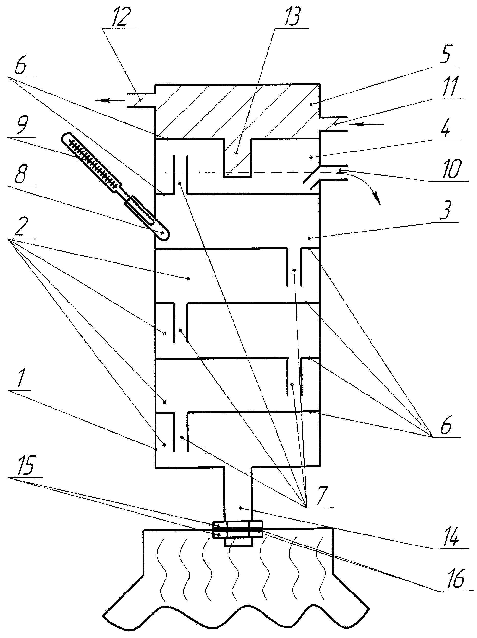 схема дистиллятора домовёнок из патента