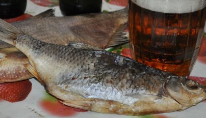 фото домашней таранки и пива