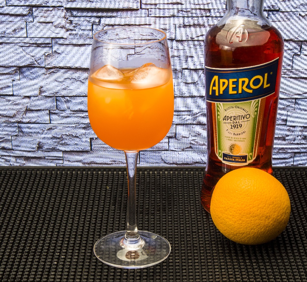 фото коктейля Апероль с апельсиновым соком