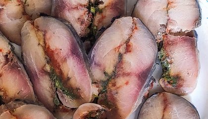 домашнее строганина из скумбрии фото